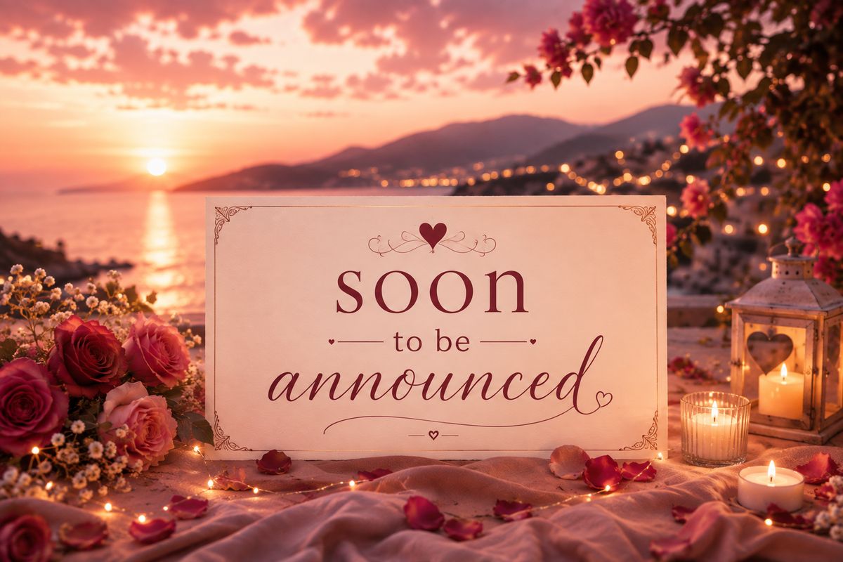 Card reading “Soon to be announced” for the upcoming litter